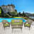 Yamada 4 - Person Patio Conversation Set with Cushions-37026432-37026428