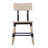 Lazro Commercial Grade Rustic Antique Industrial Style Wood Dining Chair-1787019640