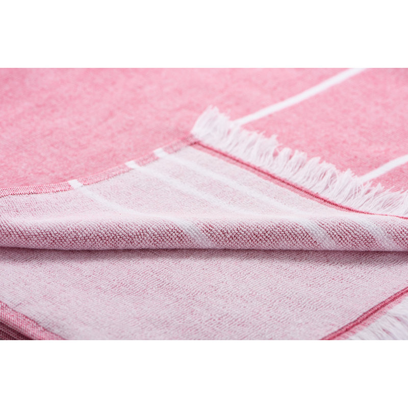 Wesner 100% Cotton Lightweight Bath Towel, Burgundy