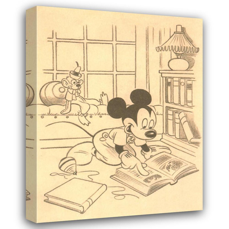 L'heure du conte de Mickey, H 18 po x l 14 po