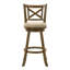 Tabouret de bar pivotant en bois Kodi-926360652-926360653-926360655