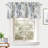 Sandyville Linen Floral Tailored Window Valance-1832736643