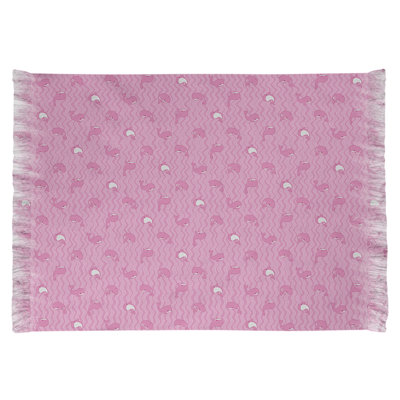 Rose baleines Tapis décoratif