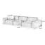 Coussin modulaire 118,11 po 100% polyester-109246364-109246365