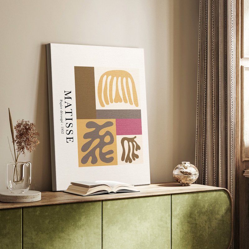 Matisse CCXL III, reproduction d'art encadrée sur mesure, galerie Cavas, H 18 po x l 12 po
