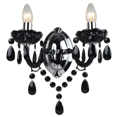 Xan Plastic Candle Wall Light