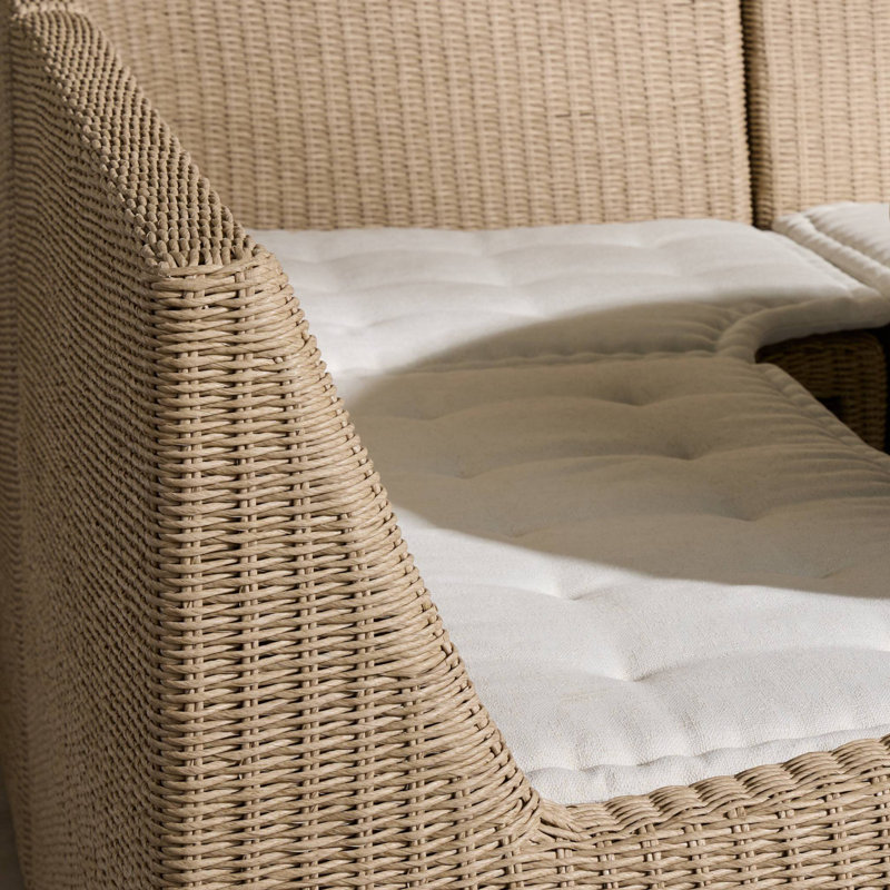 Senna Outdoor L-Shape Dining Banquette