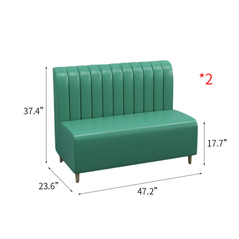 Banc rembourré en simili cuir Monquita