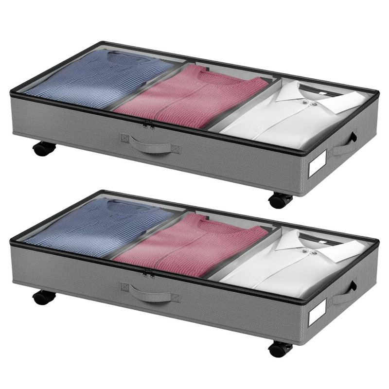 Ebern Designs Fabric Underbed Storage
