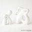 Ronan Sculpture-Matte White-Sm