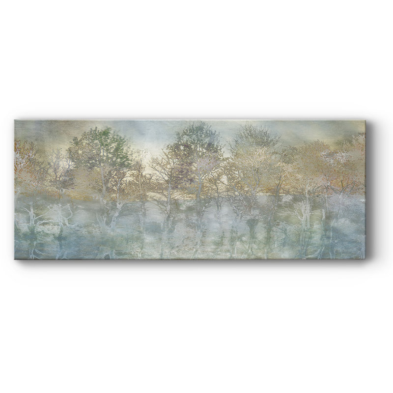 River Reflection sur toile, H 12 po x l 30 po x P 1,5 po