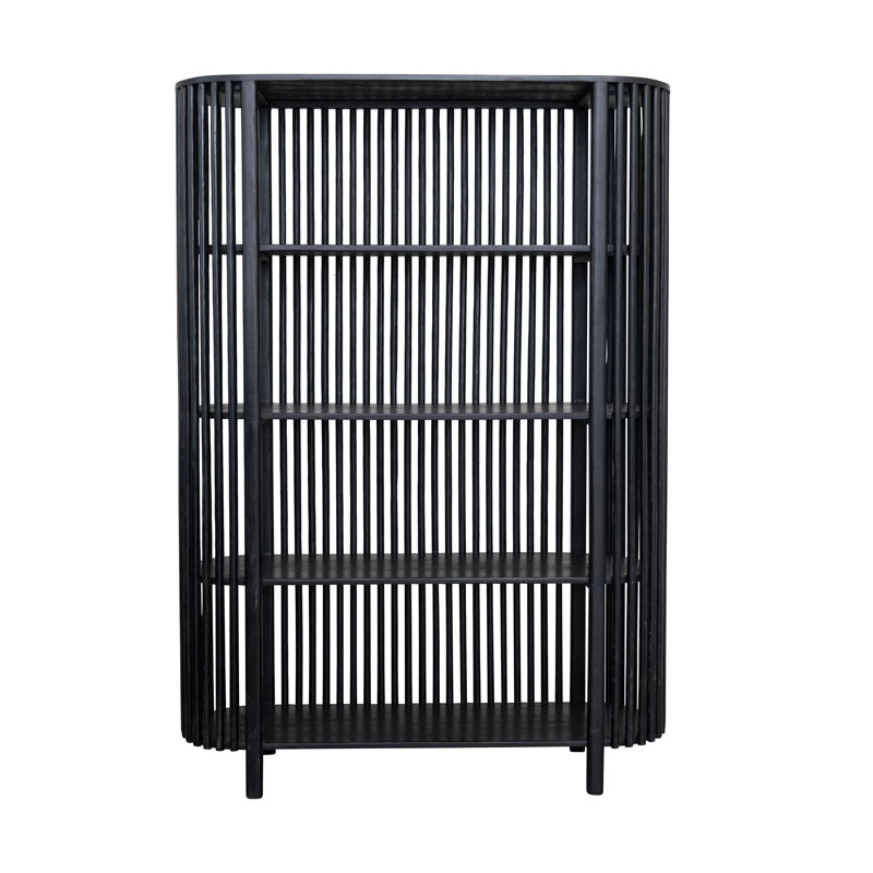 Weyburn Wide Bookcase, Black