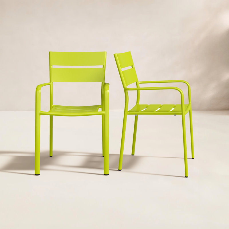 Fauteuil de salle à manger Ottie, Vert