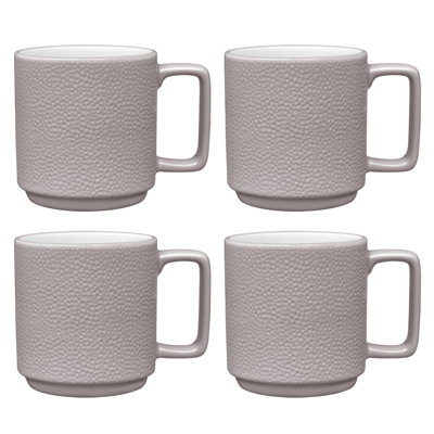 Noritake Colortex Stone Stax Mugs, 16 Oz.
