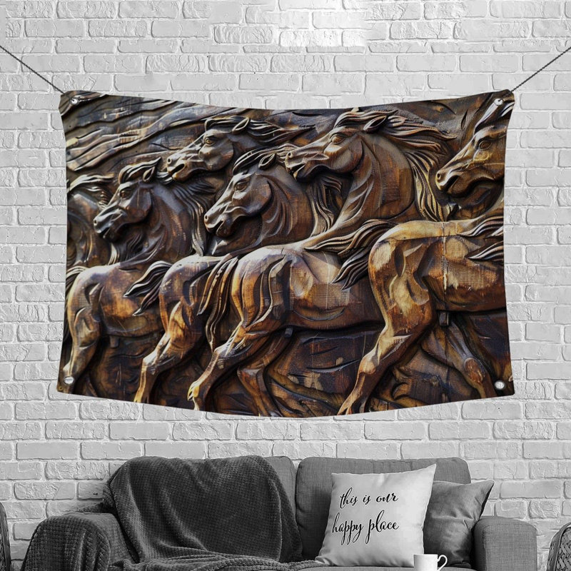 Machine Tapestry - Rod Included, 50" H x 60" W