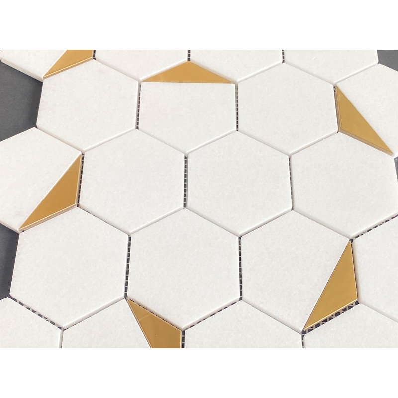 Metal Honeycomb Mosaic Wall Tile