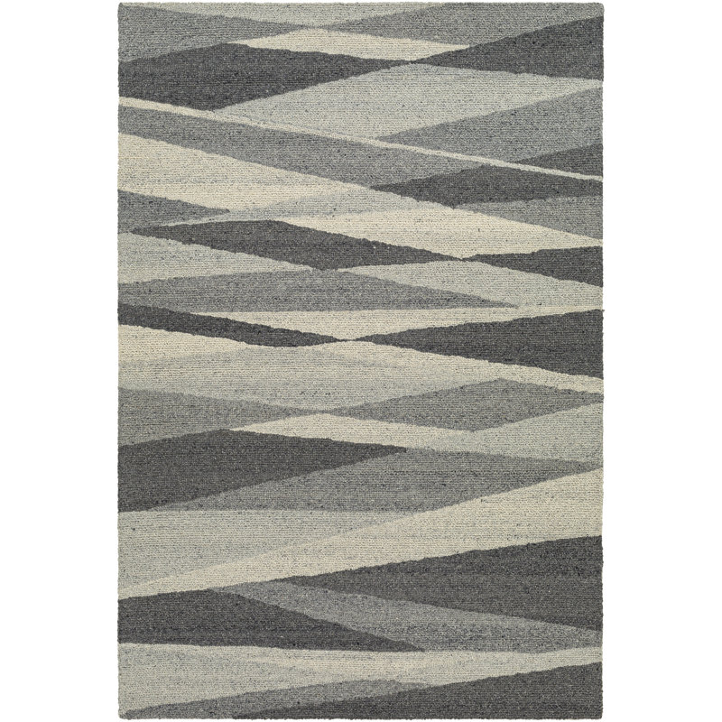 Performance Wool Abstract Indoor Rug, Rectangle 8'10" x 12'