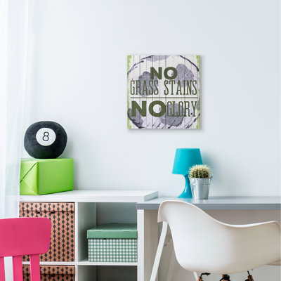 Letourneau «No Grass Stains No Glory Soccer Sports», art de conception