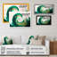 «Green and Gold Crashing Waves IV», impression sur toile-1439213929-1439213930