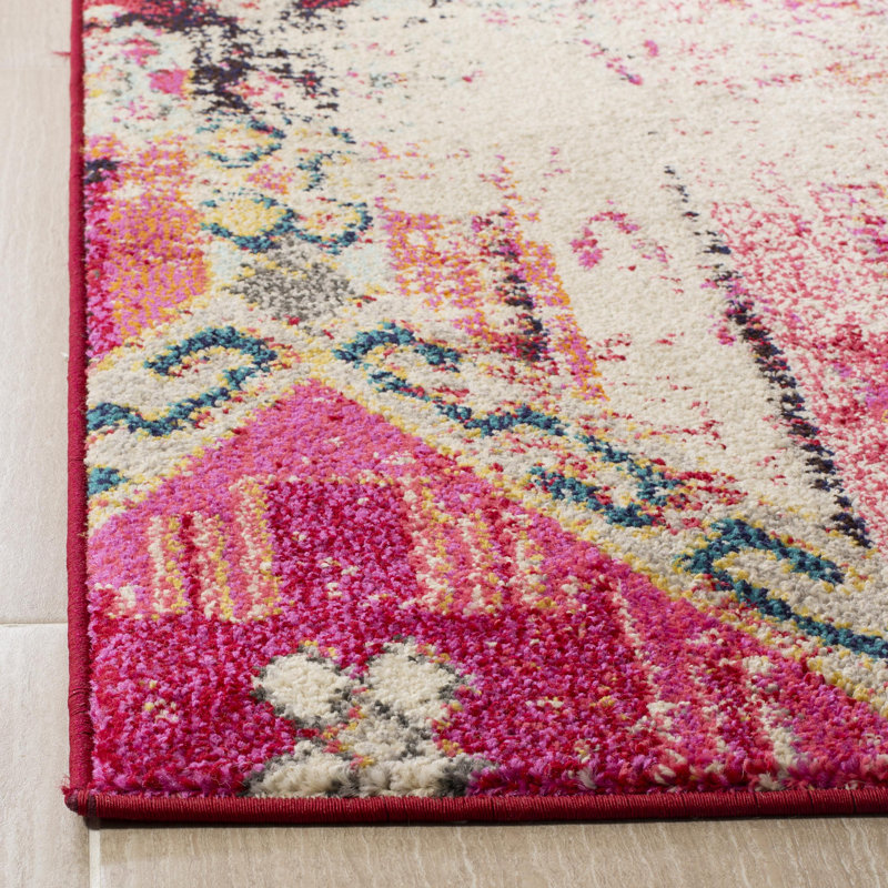 Marx Abstract Hand Woven Area Rug, Rectangle 201 x 279 cm