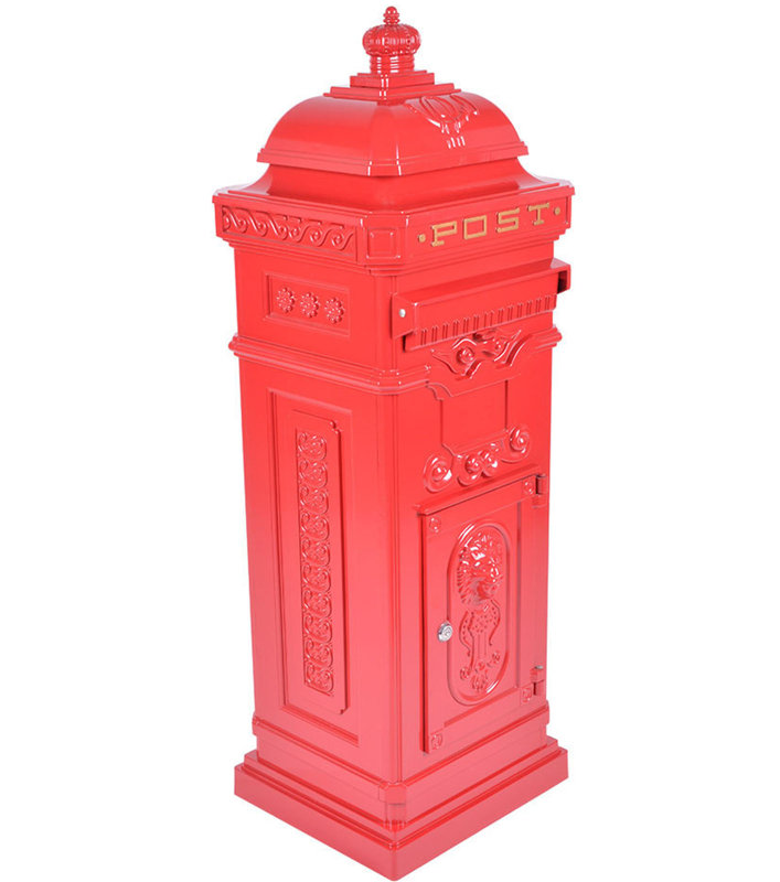 Weybossett Aluminum Column Box, Red