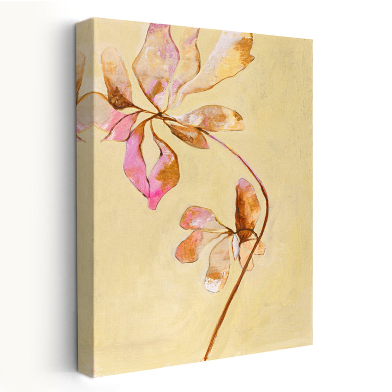 Darling Pink - art floral et nature morte contemporain, H 48 po x l 32 po