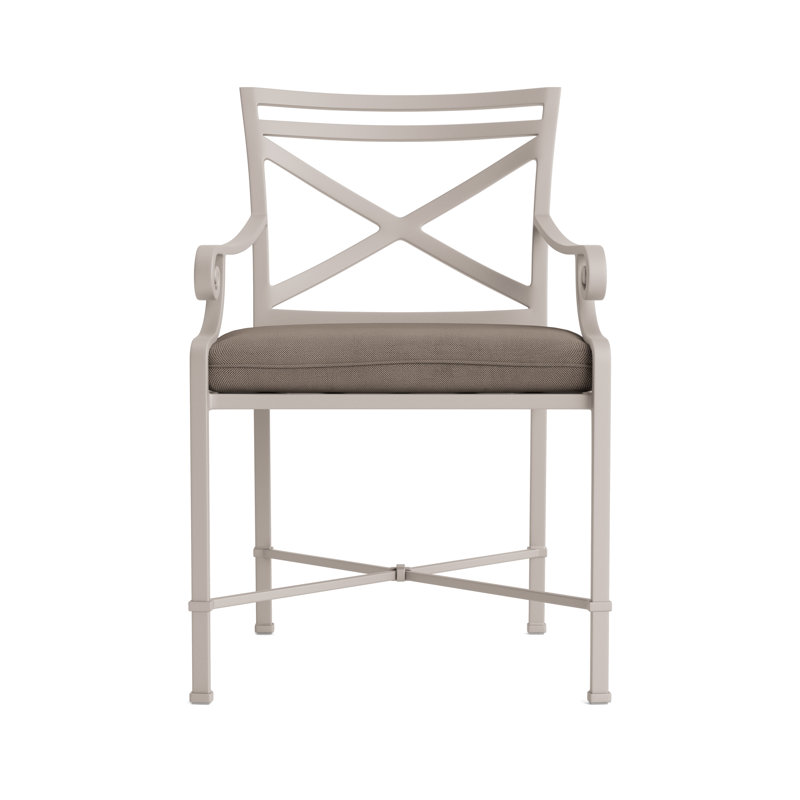 Venetian Outdoor Lounge Chair, Fusion Charcoal, Dove Smooth