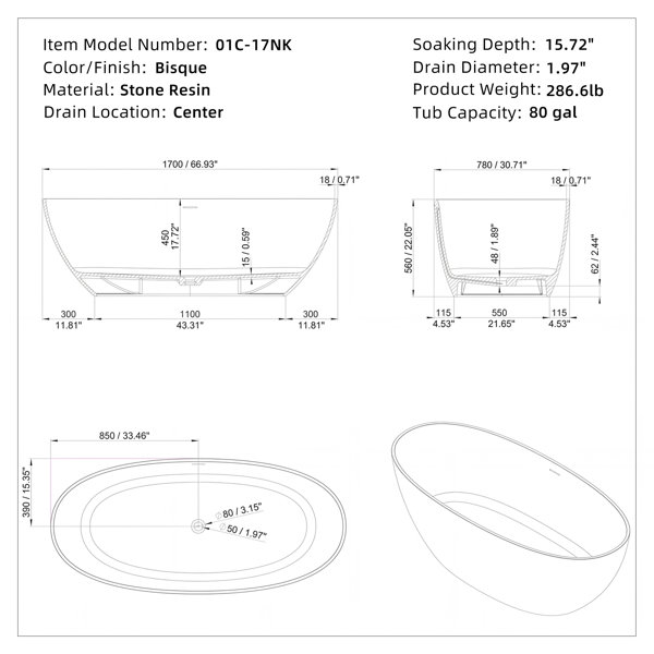 Dimensions du produit