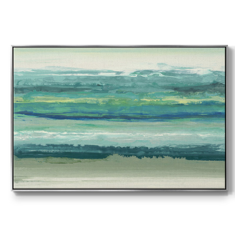 " Ocean Memories ", Silver, 17" H x 25" W x 2" D