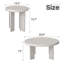 Ensemble de conversation d'extérieur en aluminium avec coussins Sunbrella 5 pièces Frances