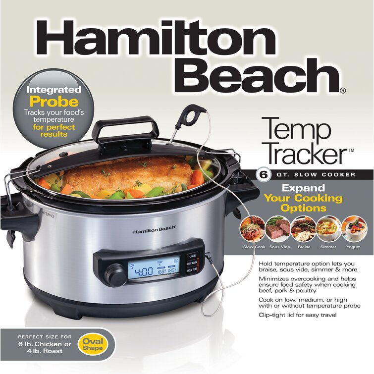 Hamilton Beach® Temp Tracker 6 Qt. Slow Cooker & Reviews
