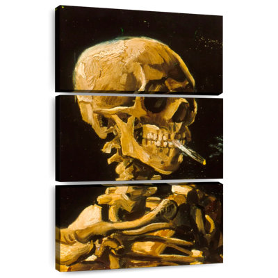 Skull With Cigarette 1885