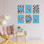 Leopard Pattern Bold Shapes Beautiful Bright Strong - 6 Piece No Frame Print Set-88622360-88622362