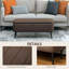 Patil Storage Ottoman with Flip Top, Steel Legs, for Bedroom-462595956