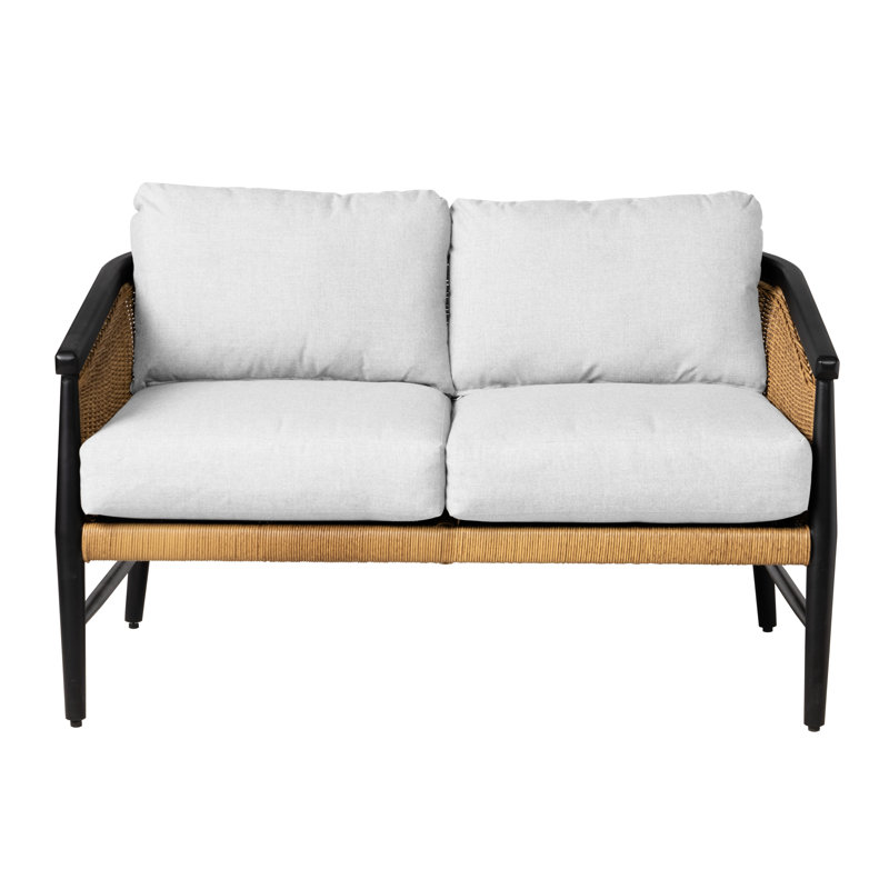 Galloway Outdoor 2 - Seat Loveseat, Canvas Natural