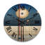 Horloge murale moderne surdimensionnée en bois-2128987206