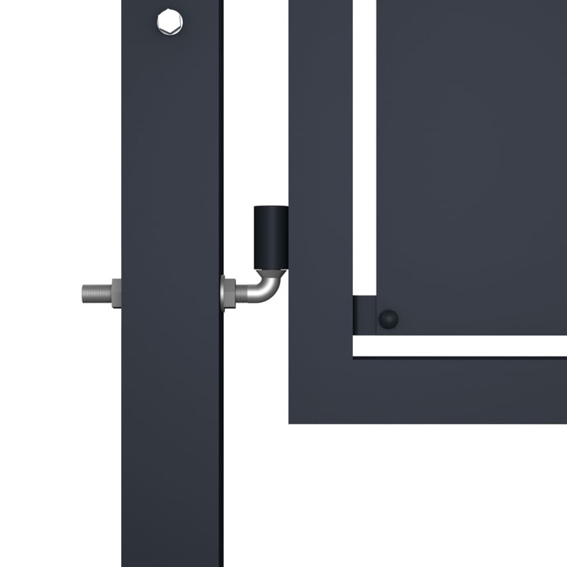 Melik Anthracite Metal Gate, 150cm H x 300cm W