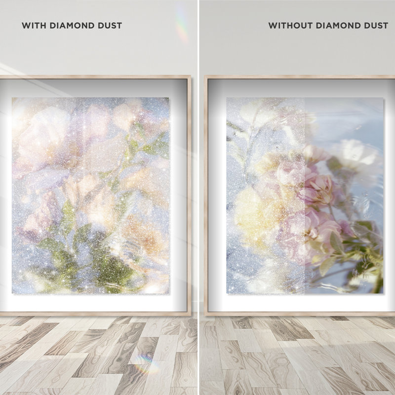 Floral Haze Set Shadowbox Floral & Botanical Print by Oliver Gal, Black Frame, 16 x 20, 31.5"H x 37.5"W