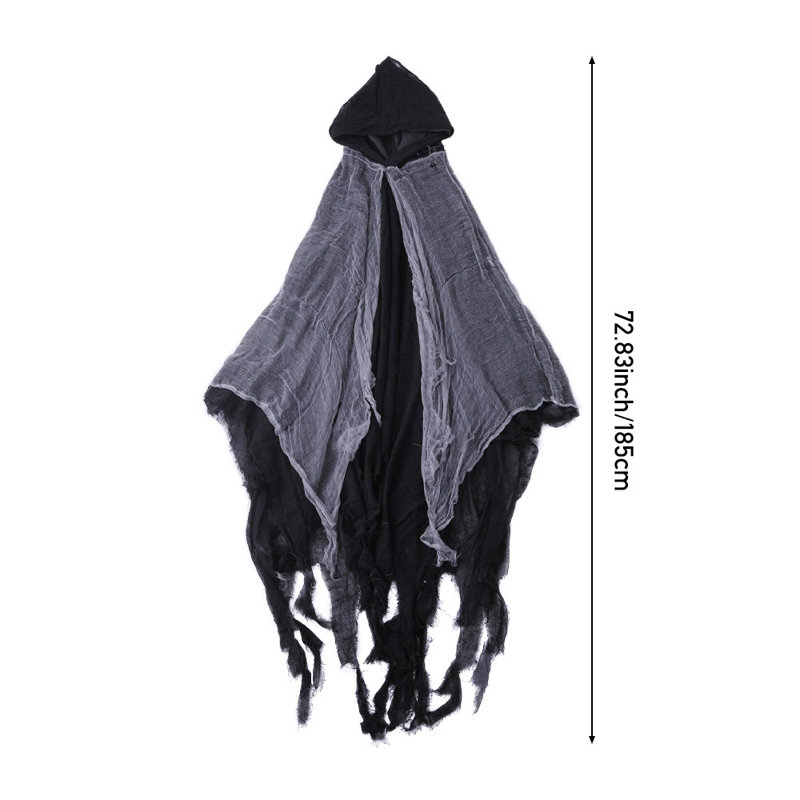 Halloween Decorative Accent, Grey/Black