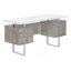 Bureau d'ordinateur, bureau avec tiroirs-129224256