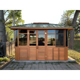 Pavillon de jardin en bois massif l 11 pi x x P 11 pi Villa