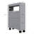 Wood Rolling Narrow Bathroom Side Storage Cabinet-1805897954