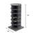 Grey 360 Rotating Shoe Cabinet 6 Layers