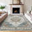 Machine Washable Area Rug Vintage Area Rugs Non Slip Backing Distressed Carpet for Living Room Kitchen Entryway-225642318-225642319