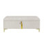 Grand lit plateforme tapissier 2 chambres avec rangement, beige, support confortable pour le coucher, tête de lit dorée, lecture facile à assembler et détente au lit