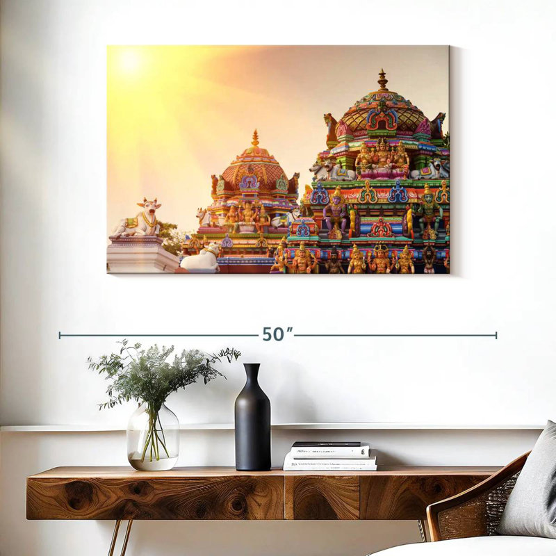 Adella Kapaleeshwarar Temple, 26" H x 39" W