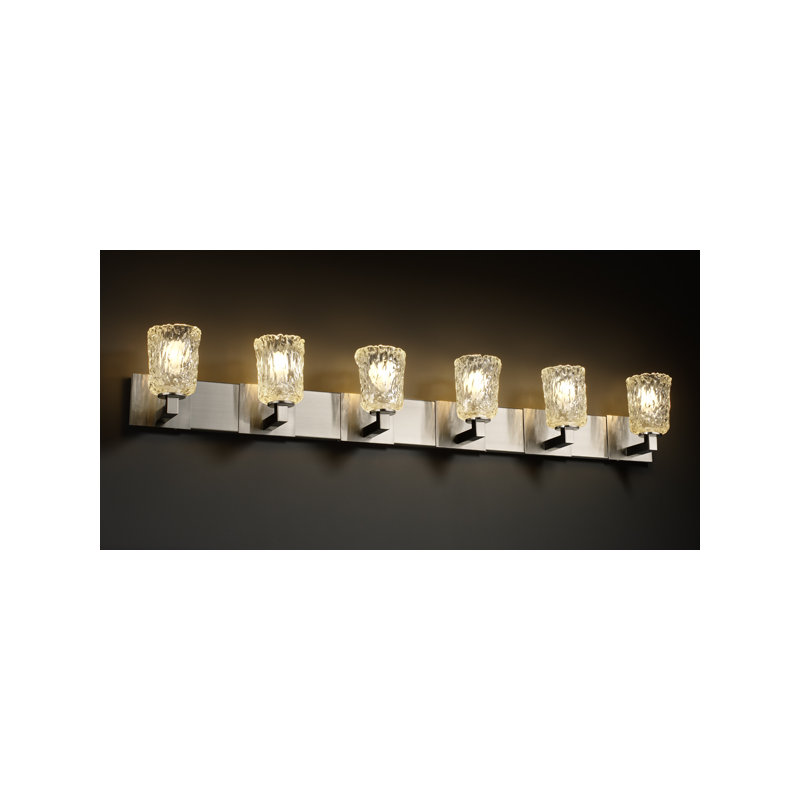 Cielle 6 - Light Vanity Light, Matte Black, White Frosted