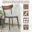 19'' H Linen Upholstered Side Chair
