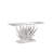 Agave Glass Top Console Table