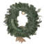 Couronne de Noël 24 po pré-éclairée décorée avec nœud